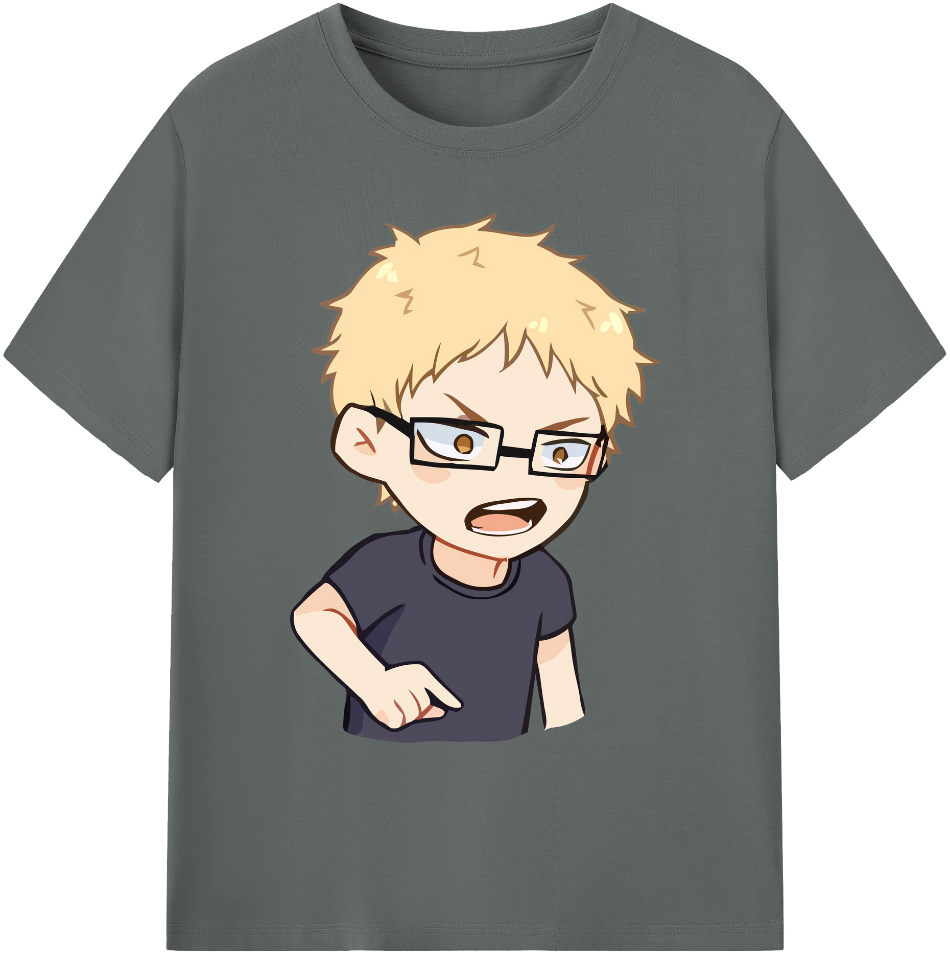 （画像用） ハイキュー!! Haikyu!! 綿100％ メンズ半袖Tシャツ｜肌触りやわらか＆通気性
